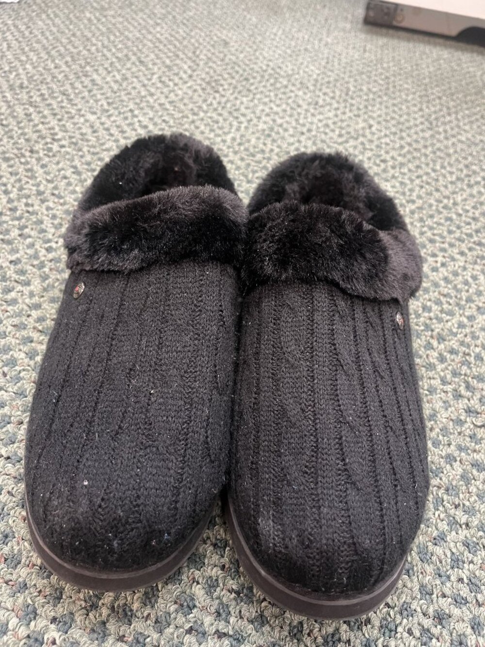 Bobs From Skechers Keepsakes Slip On Slippers Women's Size 11 Black